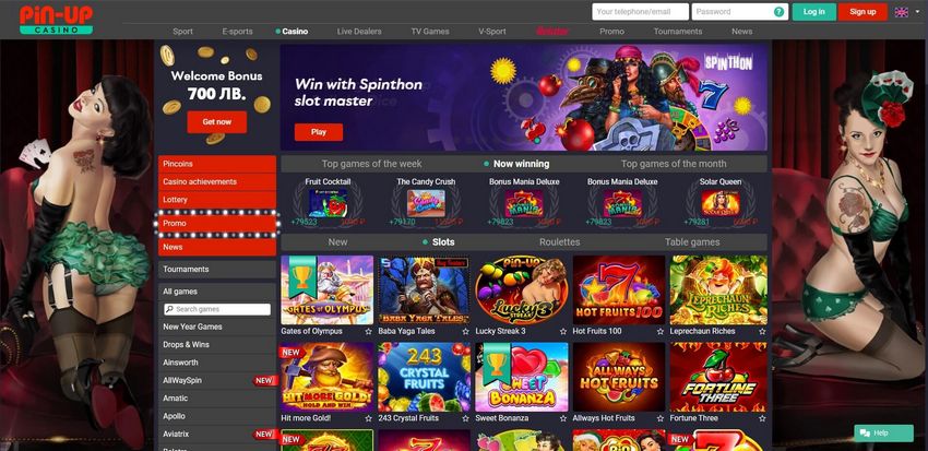 Онлайн-казино Pin Up — сайт онлайн-казино